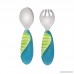 Munchkin Mighty Grip Fork and Spoon Colors May Vary - B07C8FFQ6V